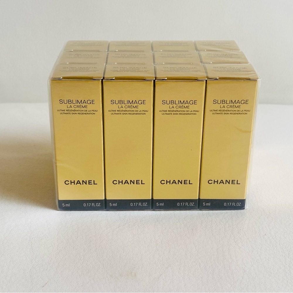 12 Bundel CHANEL Sublimage La Crème - Gold Skincare Cream (5 ml)